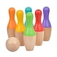 thumbnail image 4 of Juego De Bolos De Madera, Juguetes De Madera De 6 Pines Para Ni?os De 3 A?os, Ni?as, Ni?os Peque?os, 4 of 5