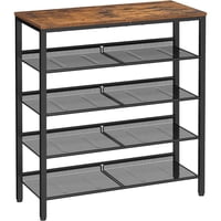 Casa Vinte - Mueble Zapatero Sirkka 5 Niveles Fierro Y Madera