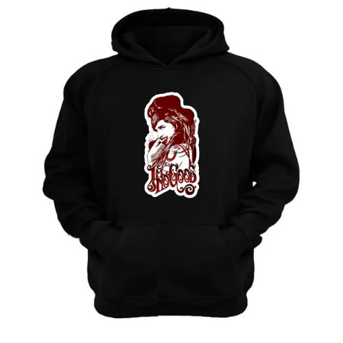Polerón Canguro Amy Winehouse Negro Talla Xs Unisex