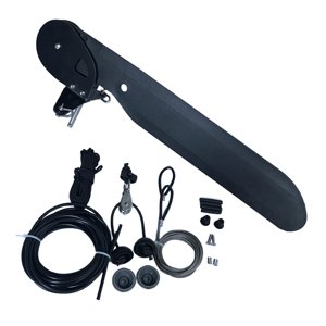 Ioensy - Kit De Herramientas Del Sistema De Dirección Del Control Del Pie De La Dirección Del Timón De La Cola Del Barco Kayak
