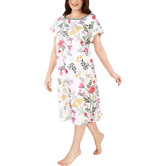 Bata de hospital Utopia Care para mujer, suave y cómoda, con estampado floral, talla S