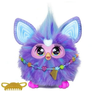 Peluche Interactivo Furby Purple Con 15 Accesorios De Moda