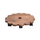 thumbnail image 1 of Soporte De Madera Para Maceta Con Rodillo Para Plantas, Soporte Universal Para Plantas Rodantes Para Patio, 1 of 5