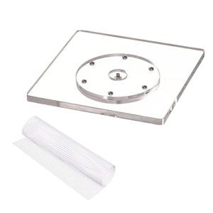 Magideal - Cookie Turntable Base Giratorio Para Decoración De Galletas Acrílico Transparente Herramientas De Repostería Soporte De Pasteles Adecuado Para