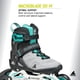 thumbnail image 4 of Patinaje en línea Rollerblade Macroblade 80 para mujer, gris/verde azulado, 4 of 6