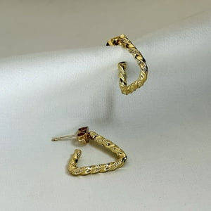 Collarbeauty - Aro Bañado En Oro 18K