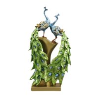 Bothyi - Estatua De Pavo Real, Adorno De Mesa De Resina Moderna Para Estantería, Entrada, Dormitorio, Estilo B