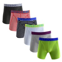 Giovacchino - Pack De 6 Boxer Largo Algodón Hombre