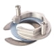 thumbnail image 1 of Accesorio de contratuerca de grifo universal Reemplazo de montaje en forma de C Instalación fácil Fijación Kit de accesorios de fijación de grifo para , acero inoxidable, 1 of 5