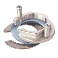 Magideal - Accesorio De Contratuerca De Grifo Universal Reemplazo De Montaje En Forma De C Instalación Fácil Fijación Kit De Accesorios De Fijación De Grifo Para , Acero Inoxidable