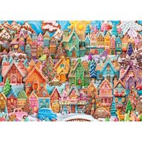 Rompecabezas Ravensburger Christmas Cookie Village 1000 Piezas