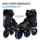 thumbnail image 5 of Patines en línea JEUWITH 29,5 cm 3 ruedas 110 mm, 5 of 6