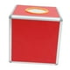 thumbnail image 3 of Urna de votación Caja de lotería Caja de aleación de aluminio con ranura Buzón comunitario multifuncional rojo Caja de almacenamiento de boletos Caja 25 centímetros, 3 of 5