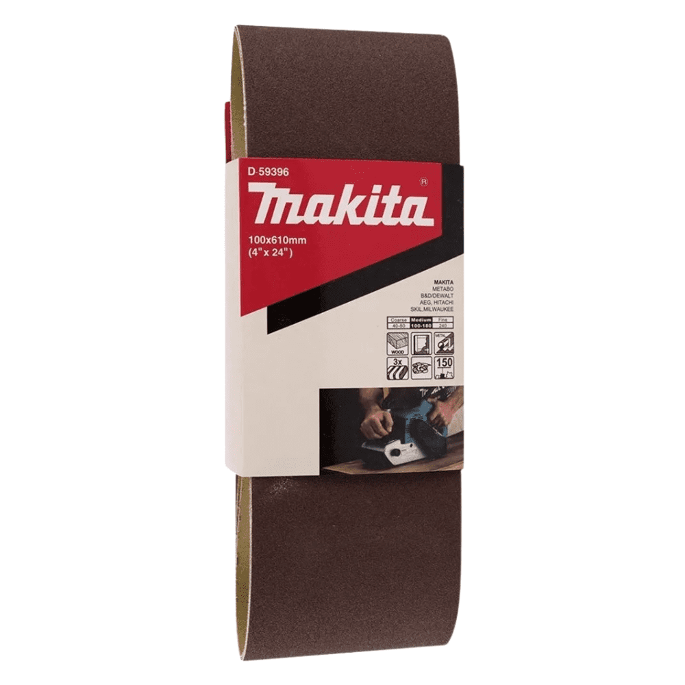 Lijas Banda (3un) 4x24'' 610x100mm Grano 150 Makita D-59396