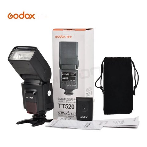 Godox - Flash Tt520Ii + Transmisor Manual