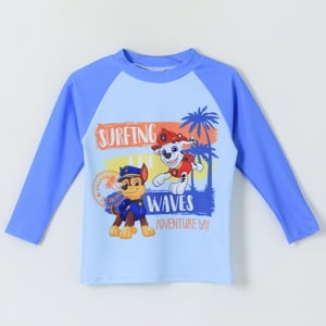 Polera Uv Niño Celeste Surf Paw Patrol