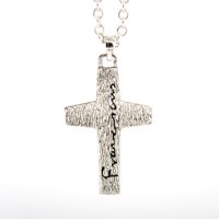 Swiss Trading Co - Cruz Del Buen Pastor Enchapetado En Platino