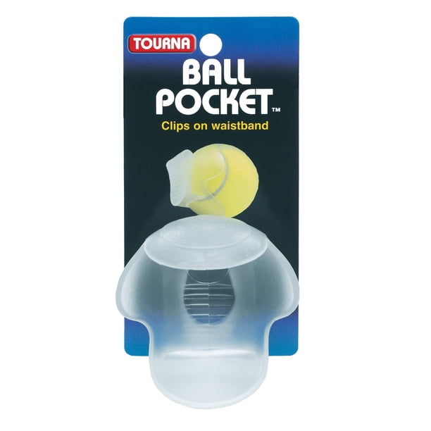 Soporte para la cintura para pelotas de tenis, bolsillo para pelota Tourna, transparente