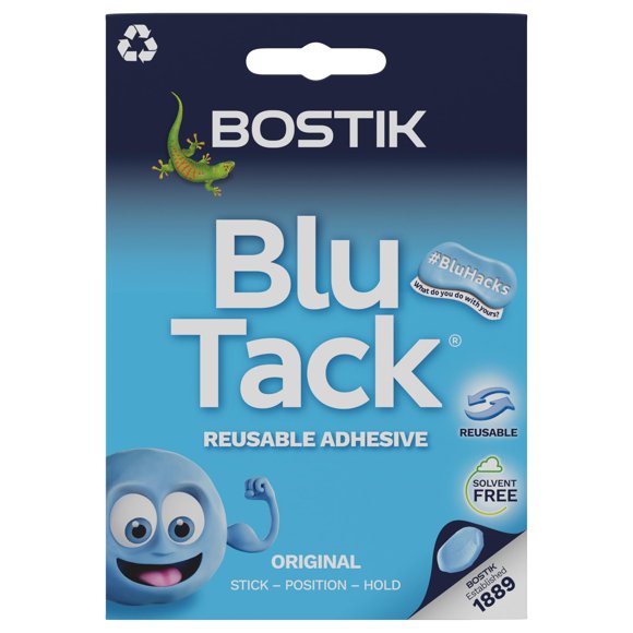 Masilla de Montaje Bostik 45 g Multiusos Blu Tack