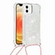 thumbnail image 1 of Funda FOXDOCK para iPhone 12 Mini con Cuerda Ajustable, Brillo Líquido, Protección Antigolpes y Lente – Ideal para Regalo, 1 of 6