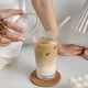 thumbnail image 1 of Vaso de Vidrio con Bombilla y Tapa Rayas 380 ml, 1 of 9
