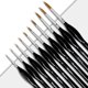 thumbnail image 1 of Set de 10 Pinceles de Detalle Mcenzinen, 1 of 6