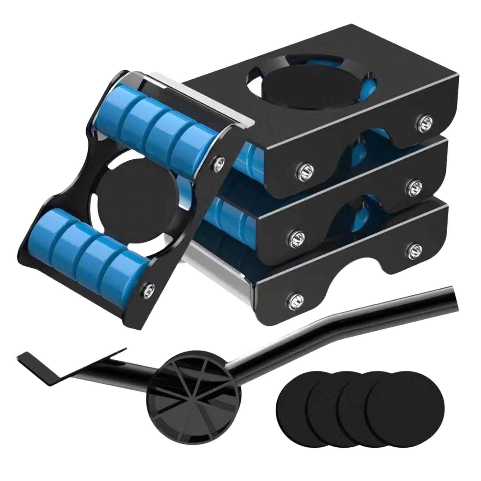 Magideal - Juego De Herramientas Para Elevador De Muebles, Soportes De Rodillos Con Ruedas, Ruedas Móviles Antideslizantes Para Mesas De Comedor, Camas, Armarios