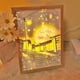 thumbnail image 2 of 1pc 3D Cherry Blossom And Street Night Light, Romantic Healing Line Picture Light, Girlfriend Festival Gift, Picture Frame Light Painting, LED Bedside Lamp Frame Gift Decorative Desktop Night Lamp,, 2 of 3