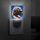 thumbnail image 4 of Abracadabra Luz nocturna LED con sensor de anochecer a amanecer para dormitorio, baño, pasillo, escaleras - Lámpara LED nocturna de enchufe, 0.5W - 1 pieza, 4 of 6