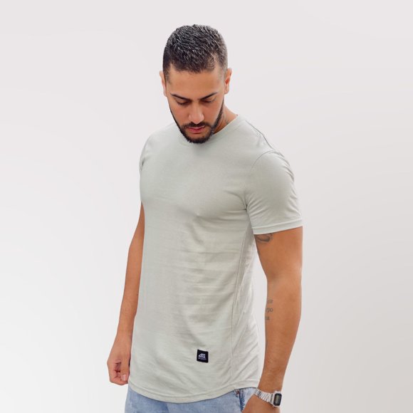 polera longfit hielo