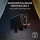 thumbnail image 5 of Mouse para juegos Razer DeathAdder V3 con cable, reacondicionado, ultra ligero de 59 g, 5 of 6