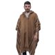 thumbnail image 1 of Poncho de Alpaca Gamboa para Hombre con Capucha - Marrón Claro, 1 of 6