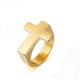 thumbnail image 1 of Anillo de Hombre Mujer Gold Cruz Moda 2021, 1 of 3