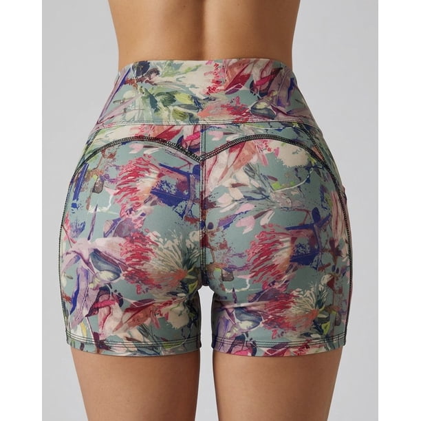 Short Deportivo Estampado Calce Perfecto Push Up - A353