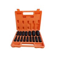Masterprox - Juego Kit Set Dados De Impacto 1/2, 16 Piezas De 10 A 32 Mm