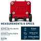 thumbnail image 3 of Cooler YETI Roadie de 48 ruedas con mango retráctil, color rojo, 3 of 3