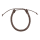thumbnail image 1 of Pulsera cuero trenzado ajustable hombre, 1 of 3
