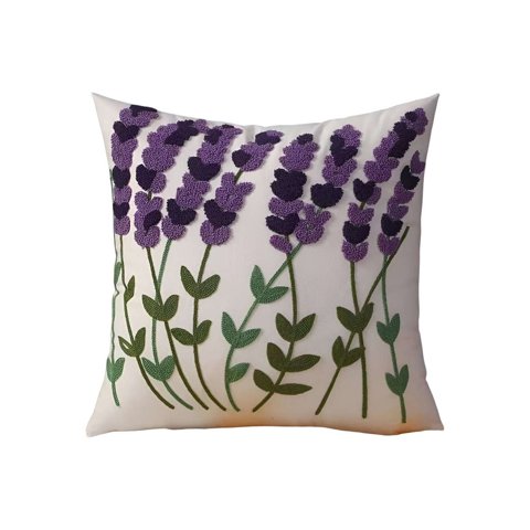 Genérico - Set De 6 Fundas Bordadas 45X45 C17