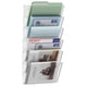 thumbnail image 1 of Organizador de archivos de pared MINDEPOT, 6 bolsillos, acrílico transparente, 1 of 8