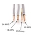 thumbnail image 4 of Cable THE CIMPLE CO 14 AWG de cobre sólido THHN, 3 m, gris, 4 of 9