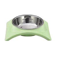 Defensor - Plato Con Pocillo Acero Inoxidable Mascotas, Perros, Gatos