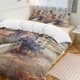 thumbnail image 1 of Oil Painting Style 3-Piece Twin Bed Set - Includes 1 Single Comforter And 2 Pillowcases Bedding - Fade Resistant Microfiber - Oil Painting Style, 1 of 4