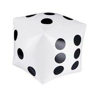 Magideal - Juguetes Inflables Dados Playa Cubos Inflables Dados Divertidos Piscina Dados Juego De Fiesta Dados Para Jardín Accesorios De Escenario Piscinas Juego , Blanco