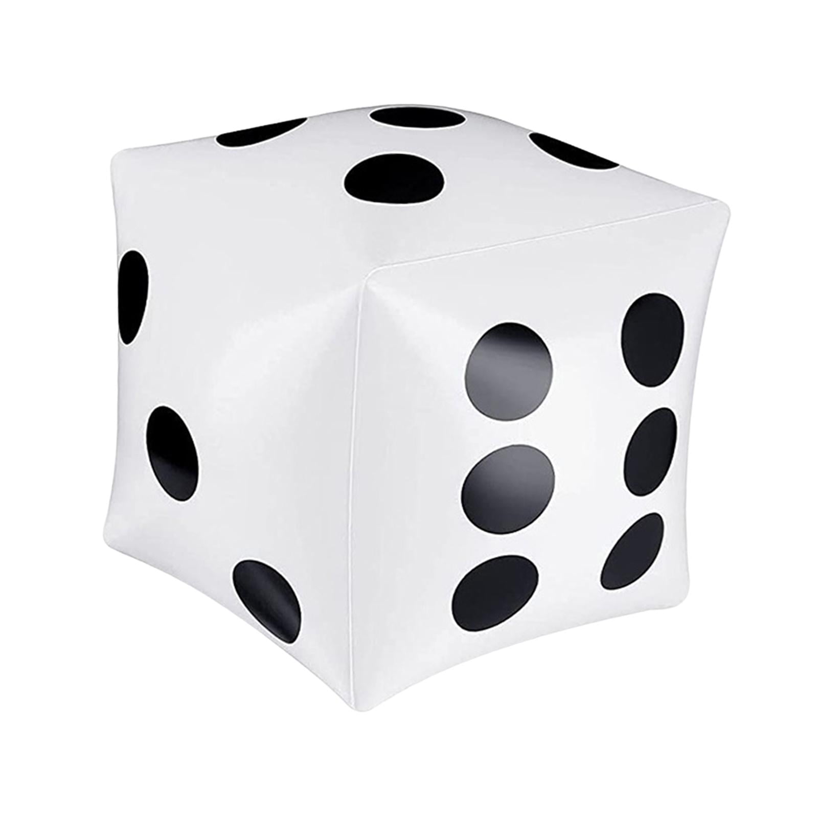 Magideal - Juguetes Inflables Dados Playa Cubos Inflables Dados Divertidos Piscina Dados Juego De Fiesta Dados Para Jardín Accesorios De Escenario Piscinas Juego , Blanco