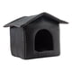 thumbnail image 3 of Casa Portátil Para Gatos Al Aire Libre, Resistente A La Intemperie, Cama Para Mascotas, Casa Para Gatitos, Invierno, Negro, 3 of 4
