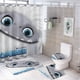 thumbnail image 1 of Abominable-theme 4-Piece Shower Curtain Set with Rugs, Waterproof Bathroom Decor Set Includes Bath Mat, U-Shaped Rug, Toilet Lid Cover and Curtain with Hooks, 1 of 6