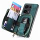thumbnail image 5 of Funda Tipo Cartera con Correa Cruzada para Xiaomi Redmi Note 13 Pro 4G Protección Contra Golpes Verde, 5 of 6