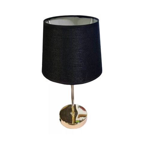 Importclick - Lámpara Velador Pantalla E27 34X18 Cm Negro