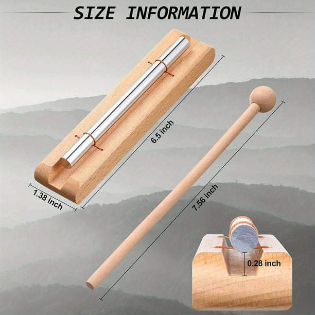 Home Of The Original Guaranteed Musically Tuned Wind Zenergy Hand Chime For Classrooms Meditation Mindfulness And More, Solo