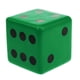 thumbnail image 1 of esponja dados espuma punto dados jugando a los dados de matemáticas enseñanza ventilación juguete verde, 1 of 5